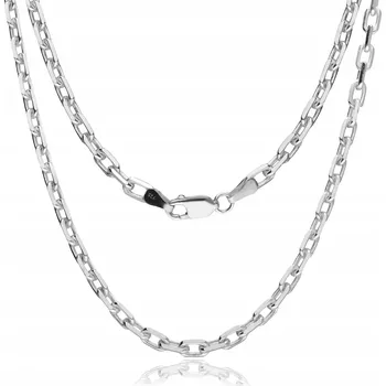 Řetízek ANKIER ŘETĚZ ŘETÍZEK PÁNSKÝ STŘÍBRNÝ STŘÍBRO 65 cm