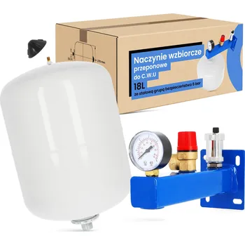 Expanzní nádoba Expanzní nádoba pro ohřev vody (C.W.U.) 18l, vyrovnávací nádrž, skupina 6 Bar