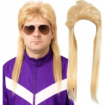 Karnevalová paruka Hopki paruka dlouhé blond vlasy