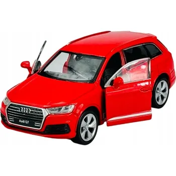 autíčko WELLY 2015 AUDI Q7 ČERVENÝ 1:34 NOVÝ KOVOVÝ MODEL 43706
