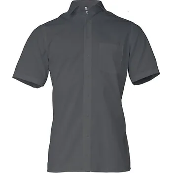 Pánská košile Marvelis Pánská košile moderního střihu s krátkým rukávem Barva: Anthracite, Velikost: 39 G_MV470012