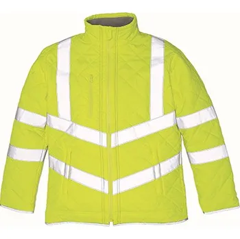 YOKO Hi-Vis Kensington bunda s fleecovou podšívkou Barva: Hi-Vis Yellow, Velikost: XXL G_YK706