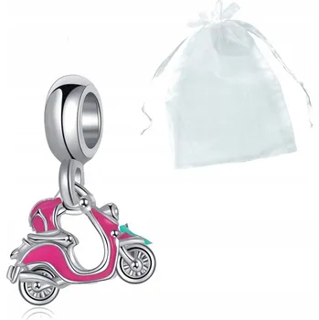 Přívěsek Přívěsek na motorku, skútr Vespa, růžový – Nádherný přívěsek jako Dárek