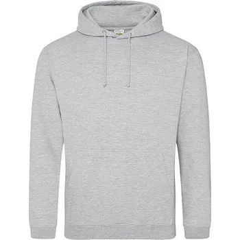 Pánská mikina Just Hoods Školní mikina s kapucí Barva: heather grey, Velikost: 4XL G_JH001