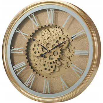 Hodiny Nástěnné hodiny Koopman International zlaté 50,7 cm