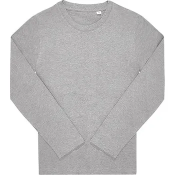 Dívčí tričko B&C BE INSPIRED Dětské tričko E150 s dlouhým rukávem Barva: Sport Grey (Heather), Velikost: 12/14 (152/164) G_BCTK003