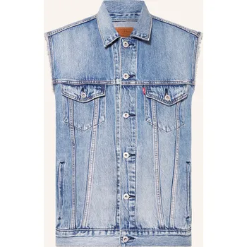 Pánské oblečení Levi's® Pánská Džínová Vesta Kentucky, tmavě modrá, 48