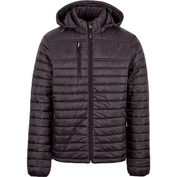 Pánská casual bunda HRM Pánská prémiová prošívaná bunda Barva: Dark Grey, Velikost: S G_HRM1401