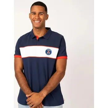PARIS SAINT GERMAIN Pánské polo tričko Paris Saint-Germain S MODRÁ
