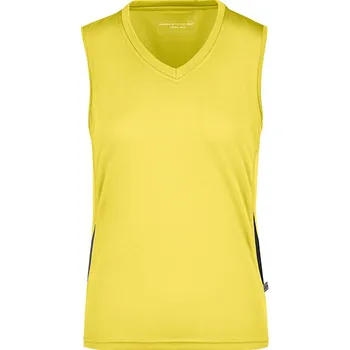 Pánské tričko James&Nicholson Funkční běžecký top Barva: yellow, Velikost: M G_JN315