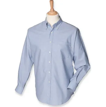 Pánská košile Henbury Pánská klasická košile Oxford s dlouhým rukávem Barva: Blue Oxford, Velikost: M (38-40) G_W510