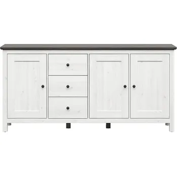 Komoda HESEN komoda KOM3D3S/10/20, modřín sibiu světlý/borovice larico 199x96x44 (SxVxH)