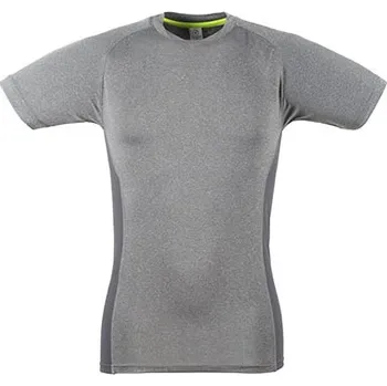 Pánské tričko Tombo Pánské Slim Fit tričko Barva: Grey Marl, Velikost: M G_TL515