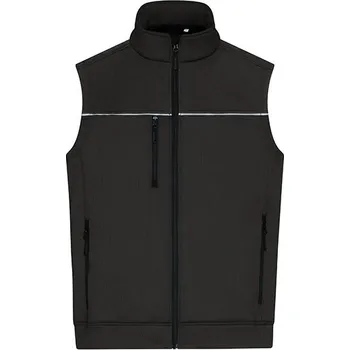 James&Nicholson Hybridní pracovní vesta a Barva: Carbon, Velikost: 4XL G_JN1867