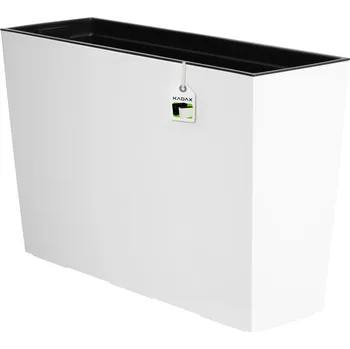 Květináč Bílý plast Květináč Kadax 56,2 cm x 19 x 36,3 cm