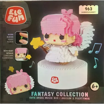 ostatní stavebnice 17813z Stavebnice elefun fantasy collection andílek s pozitivem