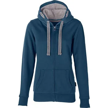 Dámská mikina HRM Dámská bunda s kapucí Barva: denim, Velikost: 4XL G_HRM801