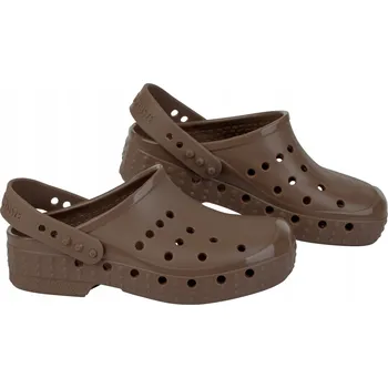 Dámské pantofle KaloszePoprosze dětské gumové pantofle , hnědé, velikost 21