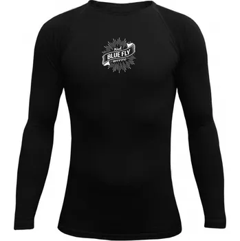 Unisex triko dlouhý rukáv BlueFly Merino wool - Black / L