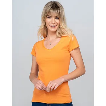 Oblečení a móda JHK Dámské výstřih do V Sicilia Barva: Růžová, Velikost: XL G_JHK271