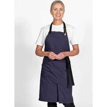 Kuchyňská zástěra Dennys London Plátěná zástěra s mosaznými očky Barva: navy, Velikost: 71 x 71 cm G_DL146