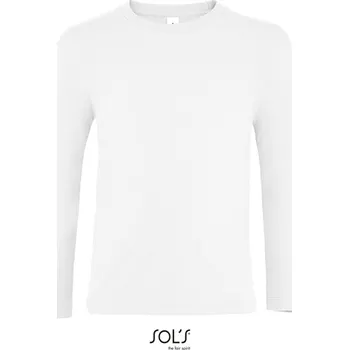 SOL´S Dětské imperiální tričko s dlouhým rukávem Barva: white, Velikost: 12 Years (142/152) G_L02947