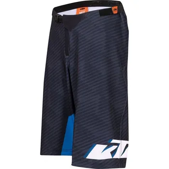 cyklistické kraťasy KTM Factory Enduro bez vnitřních kalhot Black/blue Černá XL