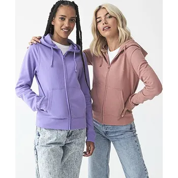 Dívčí mikina Just Hoods Women´s College Zoodie Barva: Šedá, Velikost: XXL G_JH050F