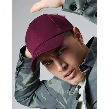 Kšiltovka Beechfield Autentický 5 panelový uzávěr Barva: Vínová, Velikost: One Size G_CB25