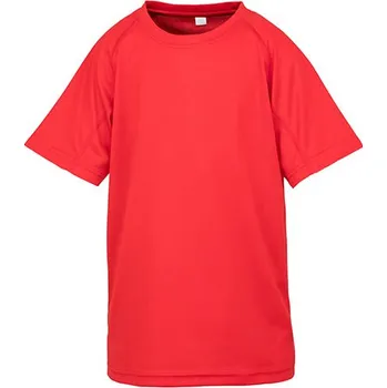 Chlapecké tričko SPIRO Junior Performance Aircool Tričko Barva: red, Velikost: M (7-8) G_RT287J