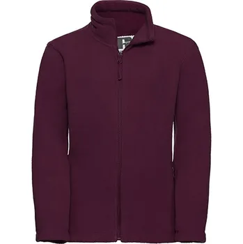 Dívčí mikina Russell Dětský outdoor fleece na celý zip Barva: burgundy, Velikost: 116 (M) G_Z8700K