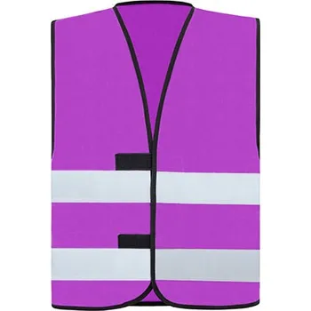 reflexní vesta Korntex Funkční Hi-Vis bezpečnostní vesta a Dortmund Barva: Violett, Velikost: S G_KX100