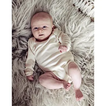 Link Kids Wear Organické kojenecké body Rebel s dlouhým rukávem 02 Barva: Modrá, Velikost: 74-80 G_X21420