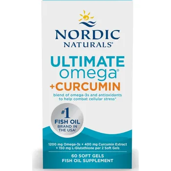 Zdraví Nordic Naturals - Ultimate omega + Curcumin, 60 softgel kapslí