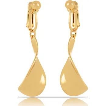 Náušnice Klipsové náušnice s abstraktním designem z kolekce Classic Colibra – pozlacené