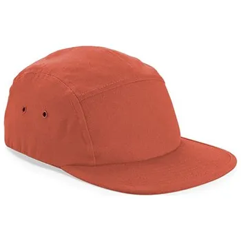 Módní doplněk Beechfield Kšiltovka Canvas 5 Panel Camper čepice Barva: Terracotta, Velikost: One Size G_CB654