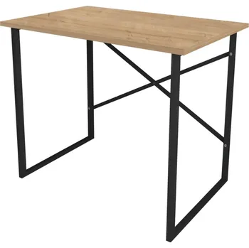 Psací stůl Psací stůl HALNAL, černá/dub safírový + vyzvednutí ZDARMA