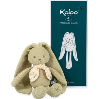 plyšák Kaloo Lapinoo Plyšový zajíc s dlouhými ušima zelený 25 cm