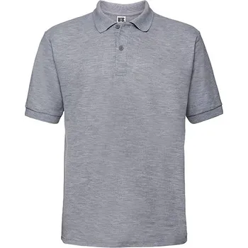 Pánské tričko Russell Pánské klasické polo Barva: Light Oxford (Heather), Velikost: XXL G_Z539