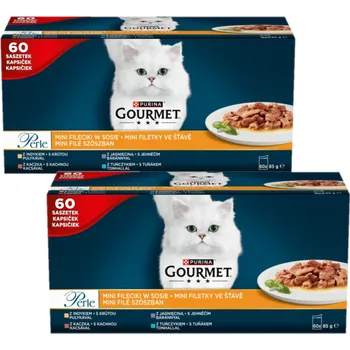 Purina Gourmet Perle Mini Filets in sauce Krmivo pro kočky 120x85g
