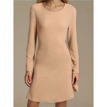 Dámské šaty Sinsay - Minišaty - zlatá - 576FI-GLD - 576FI-GLD-XS