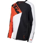 Cyklistický dres KTM Factory ENDURO dlouhý rukáv Black/white/orange Barva: Oranžová, Velikost: XXXL