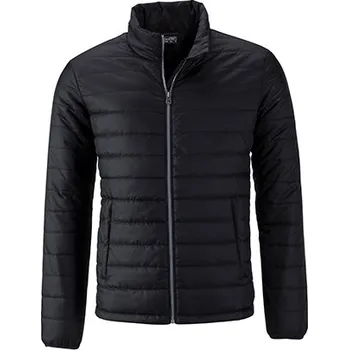 Pánská softshellová bunda James&Nicholson Pánská polstrovaná bunda Barva: black, Velikost: M G_JN1120