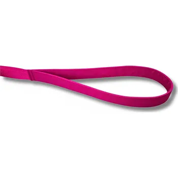 Vodítko pro psa Krátké popruhové vodítko pro střední plemena - SOFTSHELLOVÉ POUTKO NA RUKU - RŮŽOVÁ