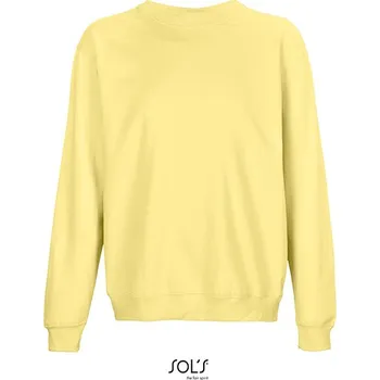 Pánská mikina SOL´S Unisex mikina Columbia Crew Neck Neck Barva: Light Yellow, Velikost: S G_L03814