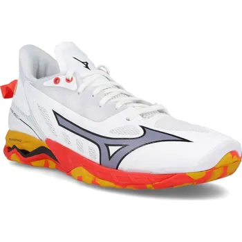 Dámská sálová obuv Mizuno Wave Mirage 5 X1GA235098 - white/fiery coral 2/citrus 47