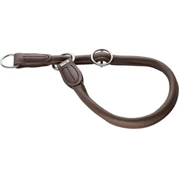 Obojek pro psa Výcvikový obojek Round Soft Elk kávová, Velikost 50