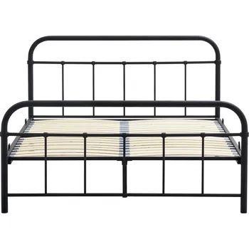 Postel Manželská postel Halmar LINDA 140 černá (2p=1szt)