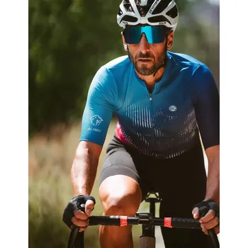 Cyklistické oblečení Pánský dres BL NEVADA blue Velikost: XXXL