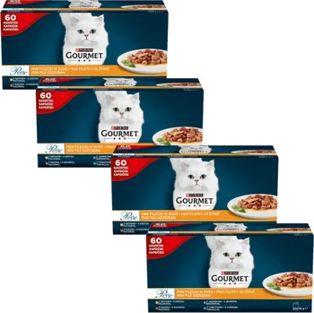Krmivo pro kočku Purina Gourmet Perle Mini Filets in sauce Krmivo pro kočky 240x85g
